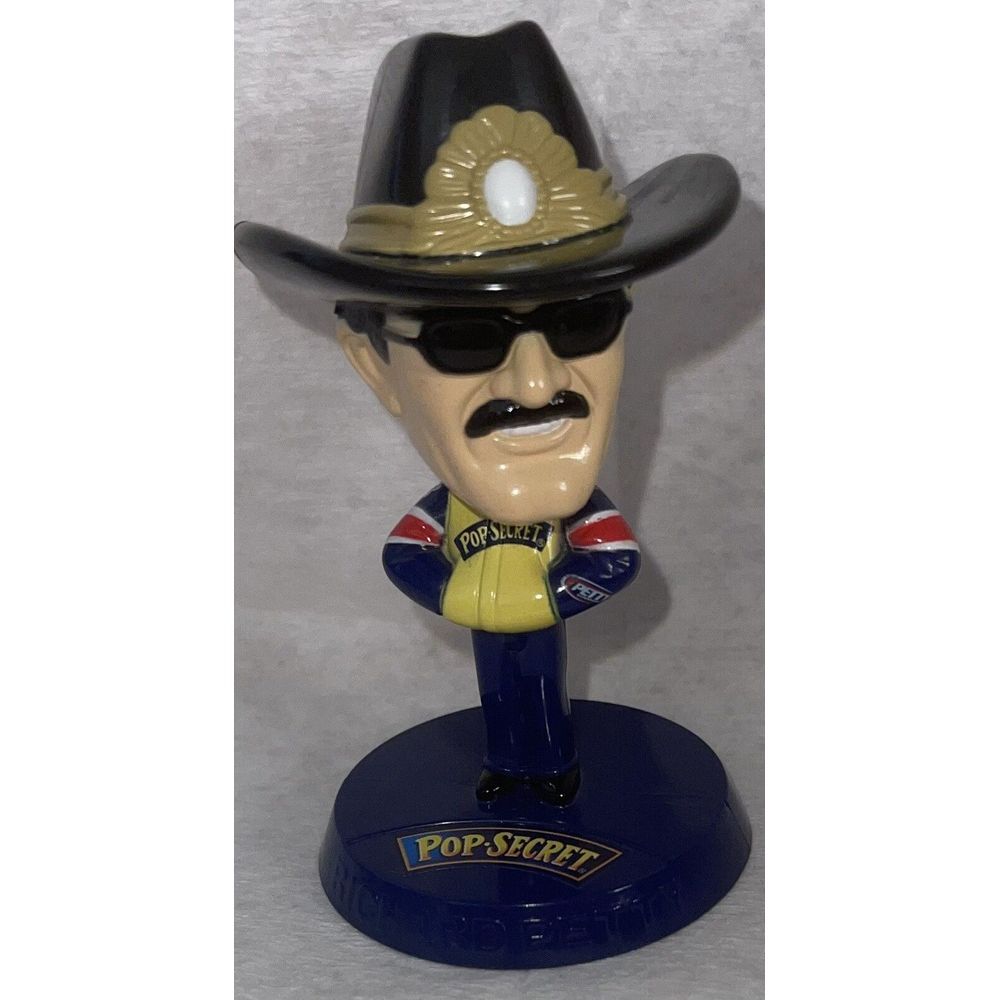 Collectable Richard Petty Pop Secret Cheerio Bobble Head Figure 2002 Vintage‎